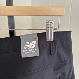 New Balance Men Black Performance Stretch Chino Pants NWT Athleisure 34x31